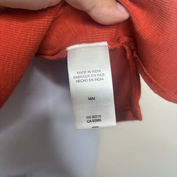 Lucky Brand Lace Trim Tank, Poppy Red, Women's Size Medium - Picture 4 of 8